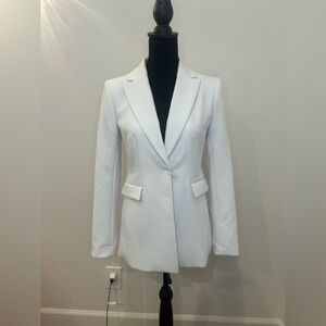 NWT Banana Republic White Blazer Size 2